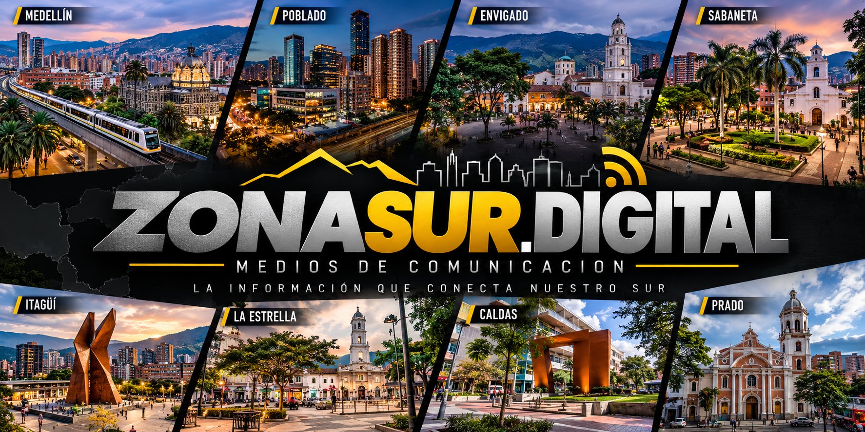 ZonaSur.Digital: Medellín, El Poblado, Envigado, Sabaneta, Itagüí, La Estrella, Caldas y Prado