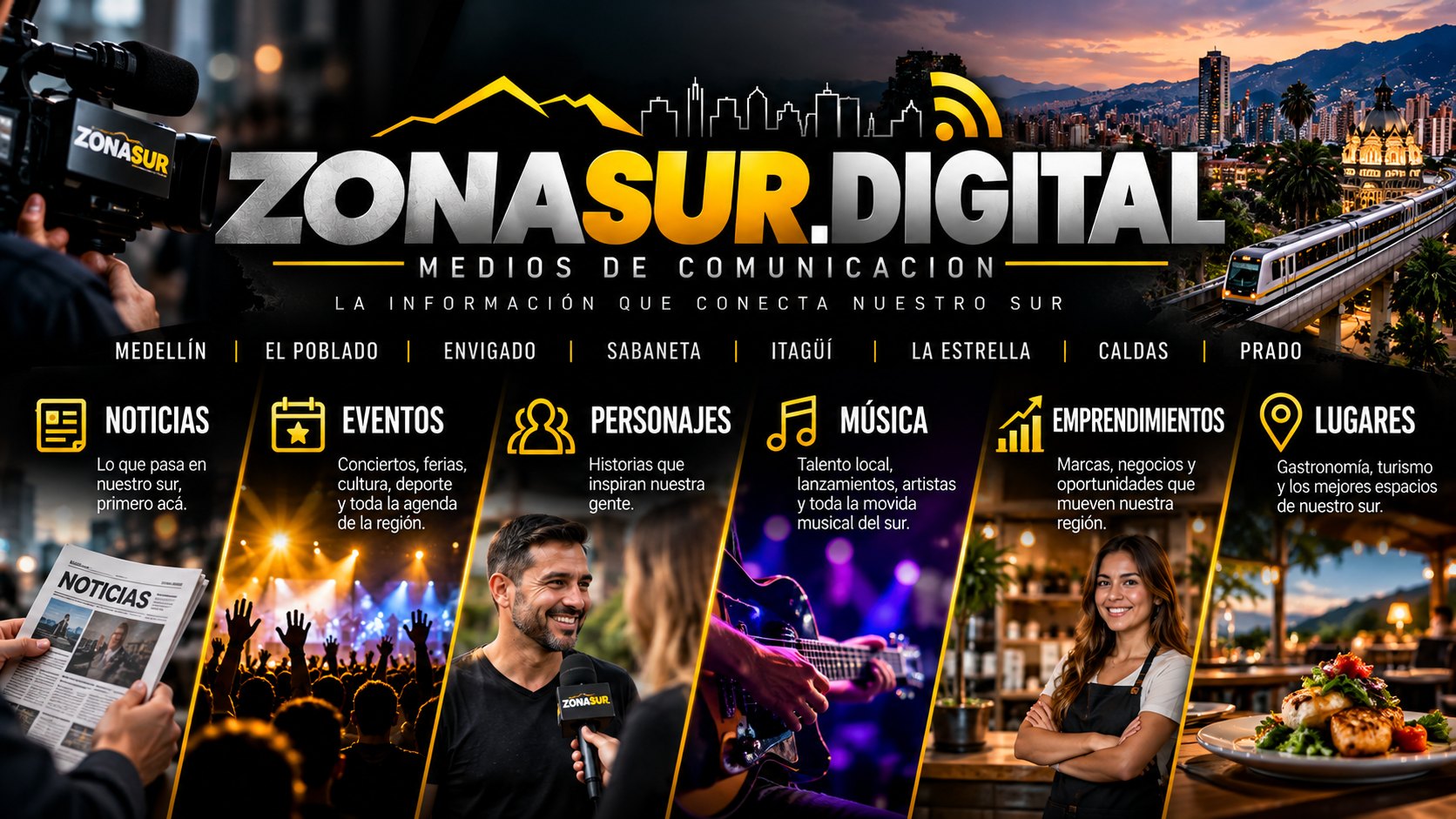 ZonaSur.Digital: noticias, eventos, personajes, música, emprendimientos y lugares del sur